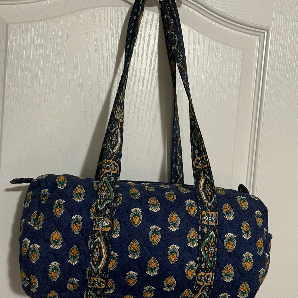 Americana by Sharif Blue Orange Duffel Bag
